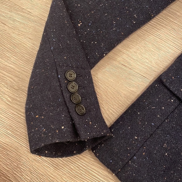 Ann Taylor Loft navy wool blend jacket Size 0 - Picture 4 of 13